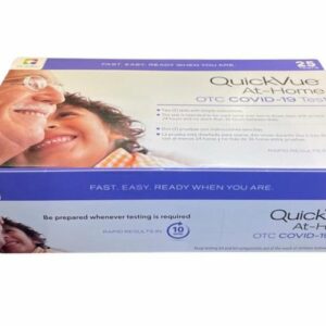 Quidel QuickVue 25 pack ($16 per test)