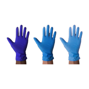 hands wearing blue